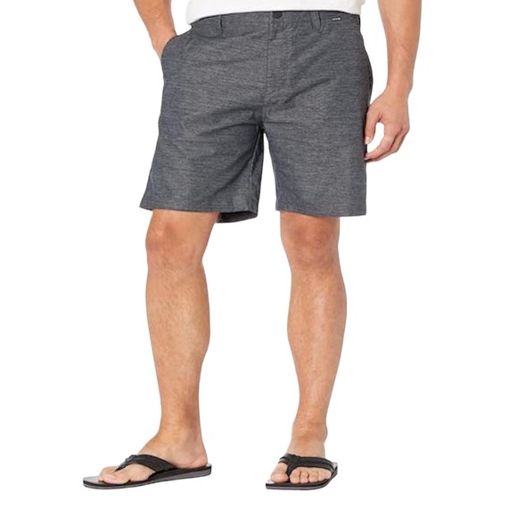 Hurley Other - Hurley x Nike Dri-Fit 19” Walking Shorts Size 36 Gray Black